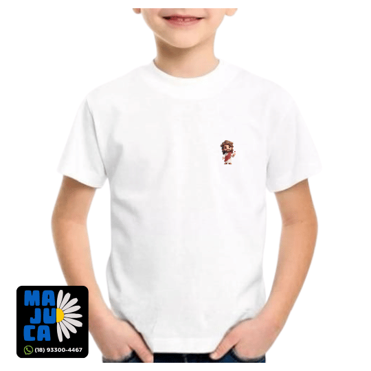 Camiseta Infantil - JESUS + CORAÇÃO