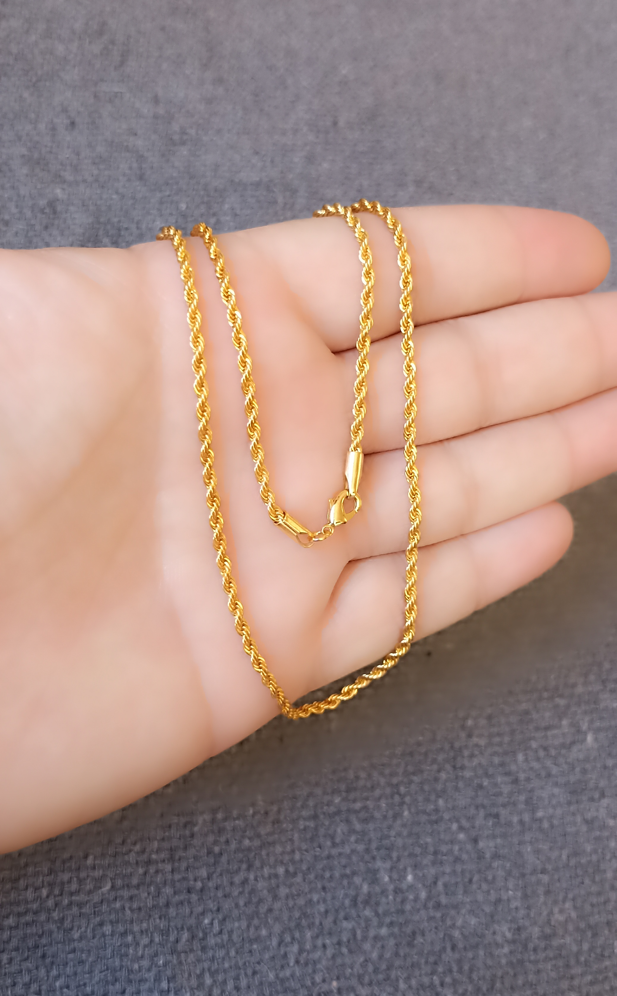 Corrente Cordão Baiano Banhado a Ouro 18k