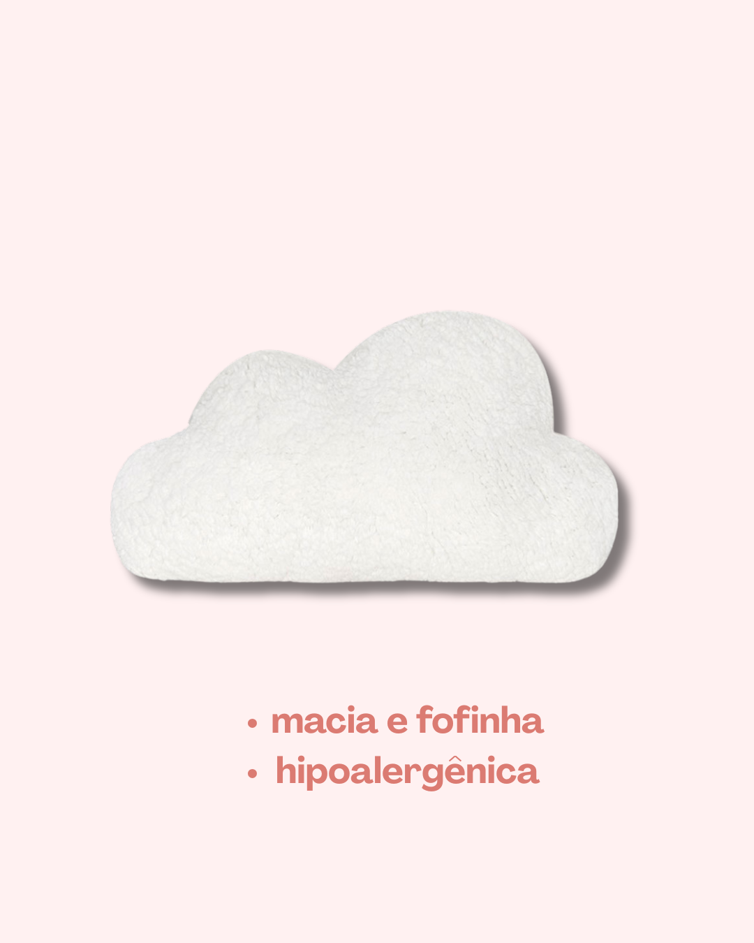 Kit 3 Pçs Almofada Decorativa Estrela Lua Nuvem Sherpa Soft Fofinha