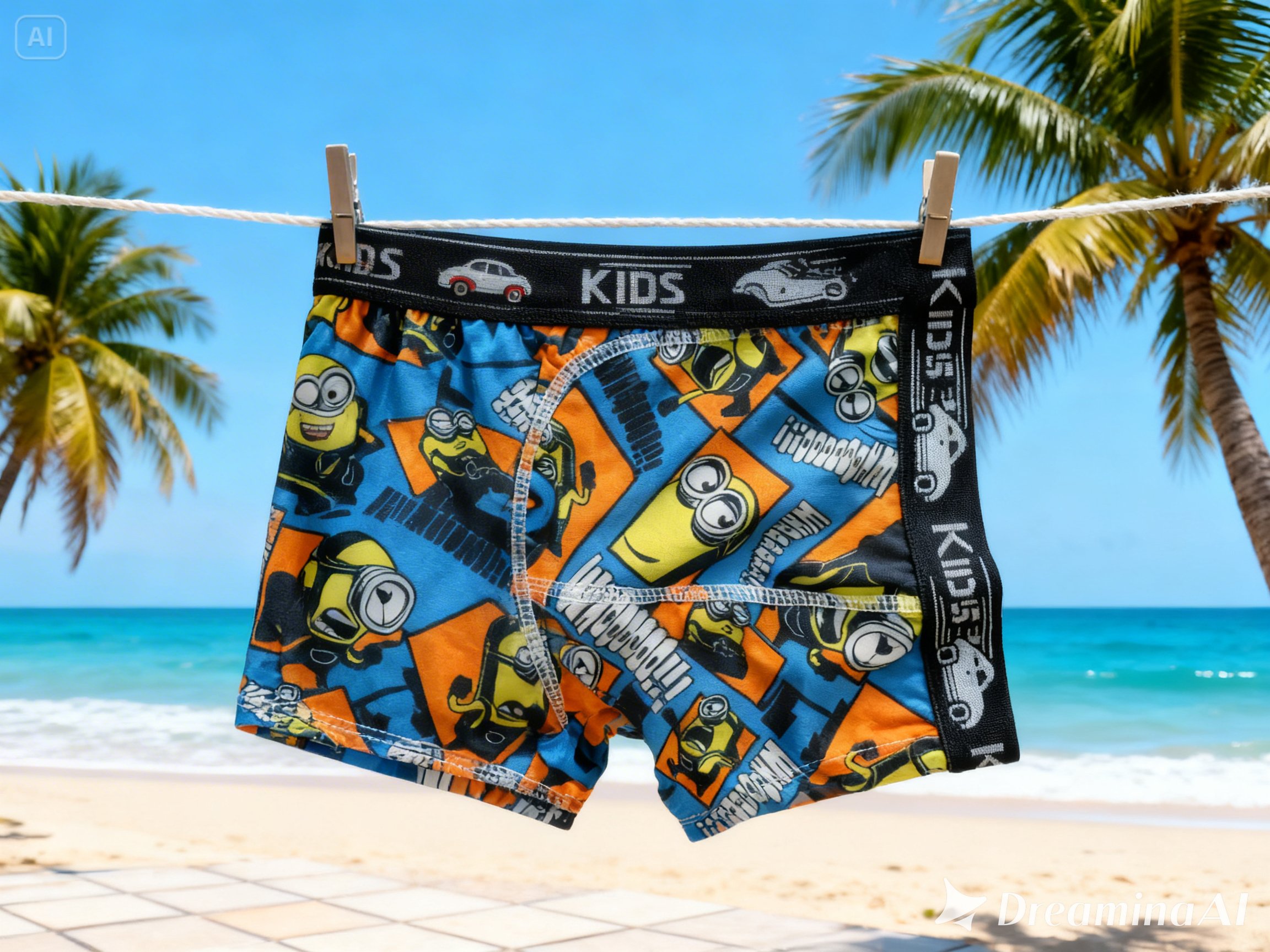 Cueca Infantil Estampada Kids cores variada