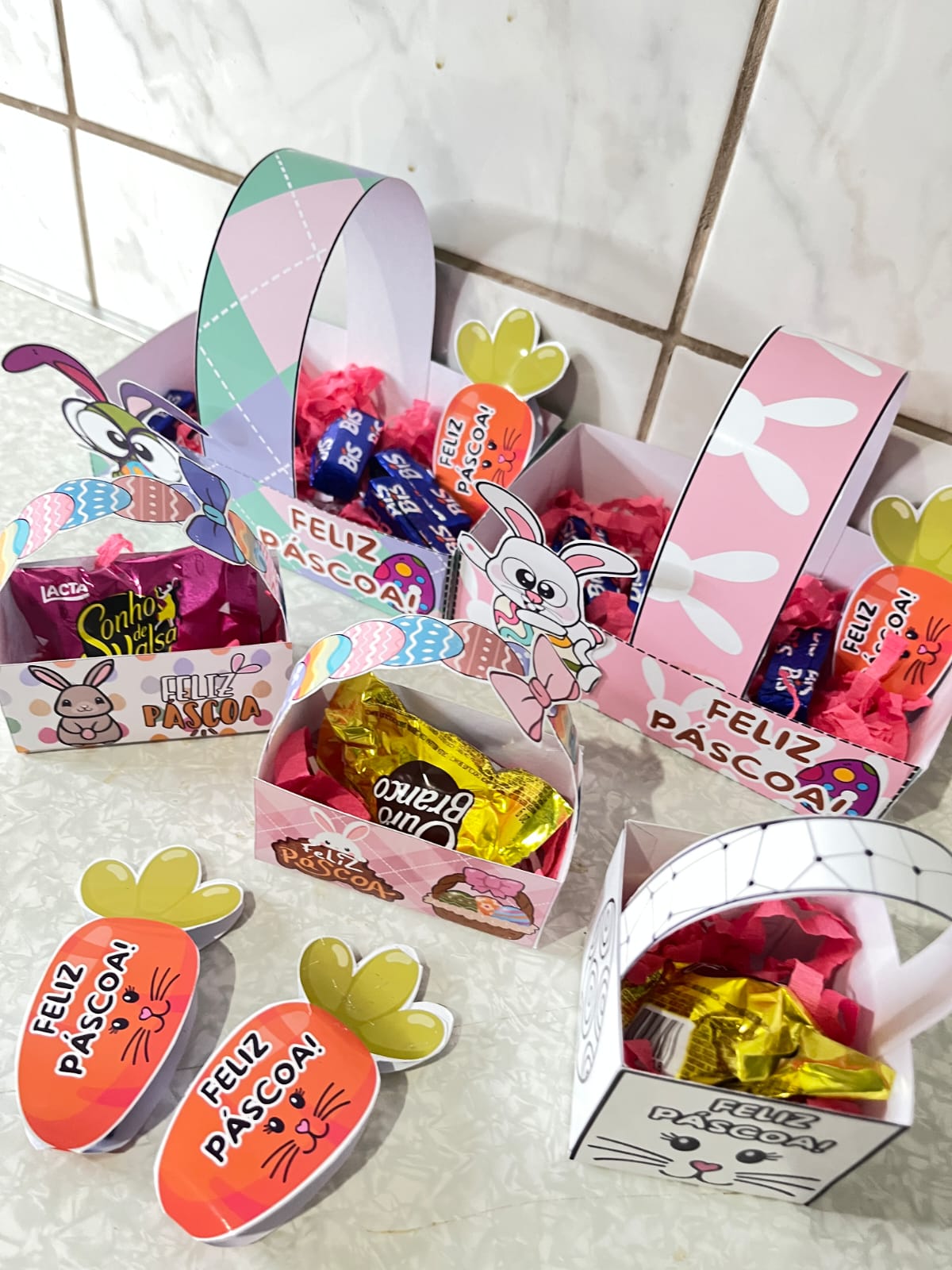 Kit lembrancinha de páscoa