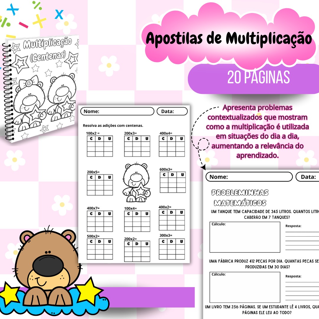 Apostila de multiplicação centenas