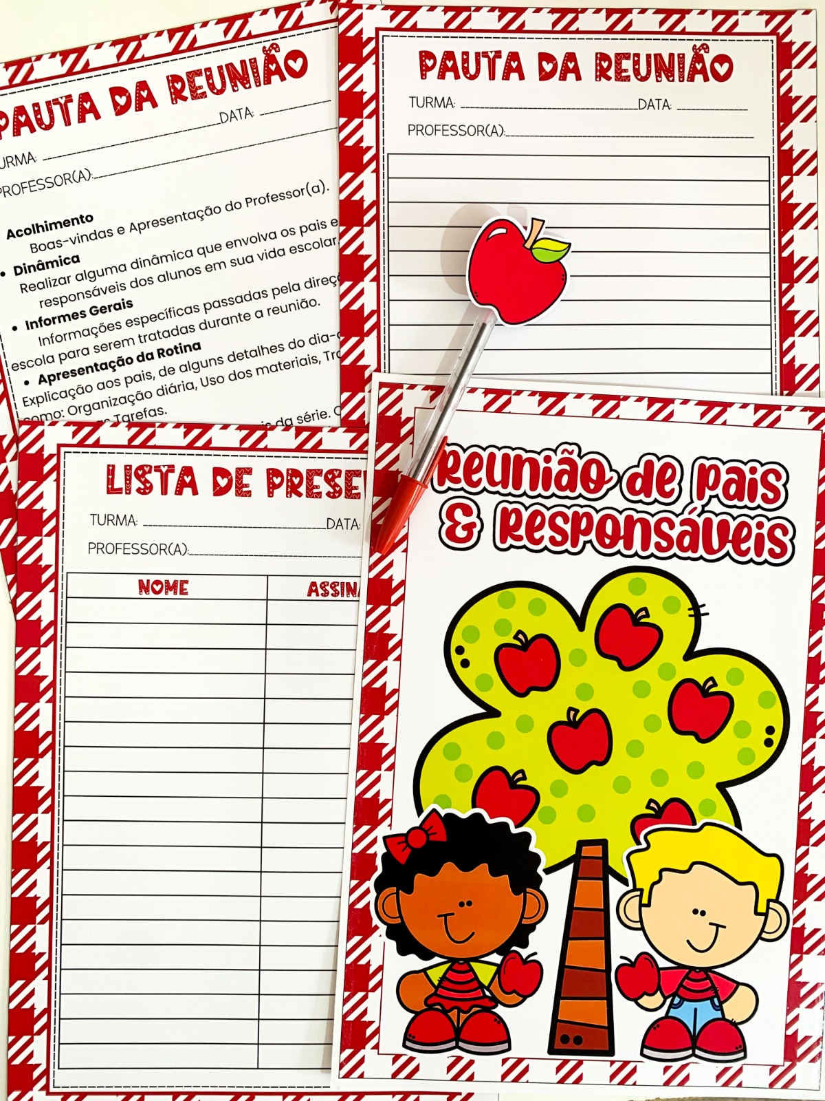Kit Reunião educação infantil