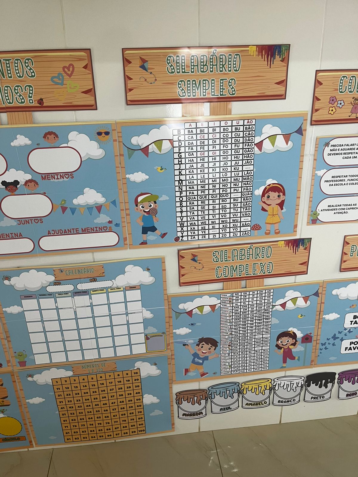 KIT SALA DE AULA KIDS NATUREZA