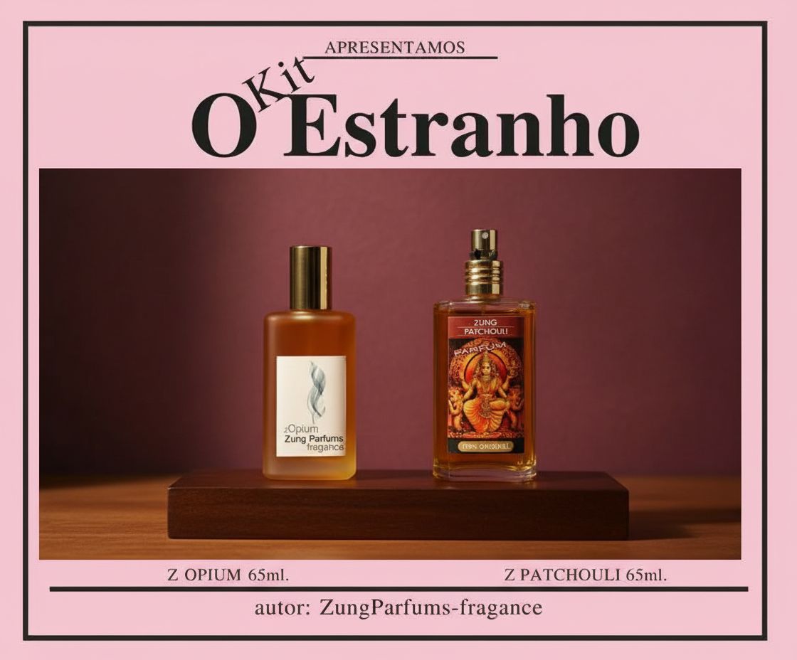 Kit O Estranho Perfume Z Patchouli Z Opium 65ml.