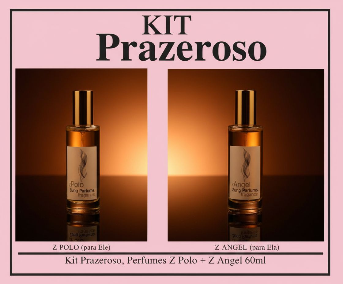 Kit Prazeroso, Perfumes Z Polo, Z Angel 60ml.