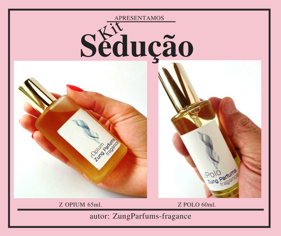 Kit Sedução vidros 65 e 60ml.