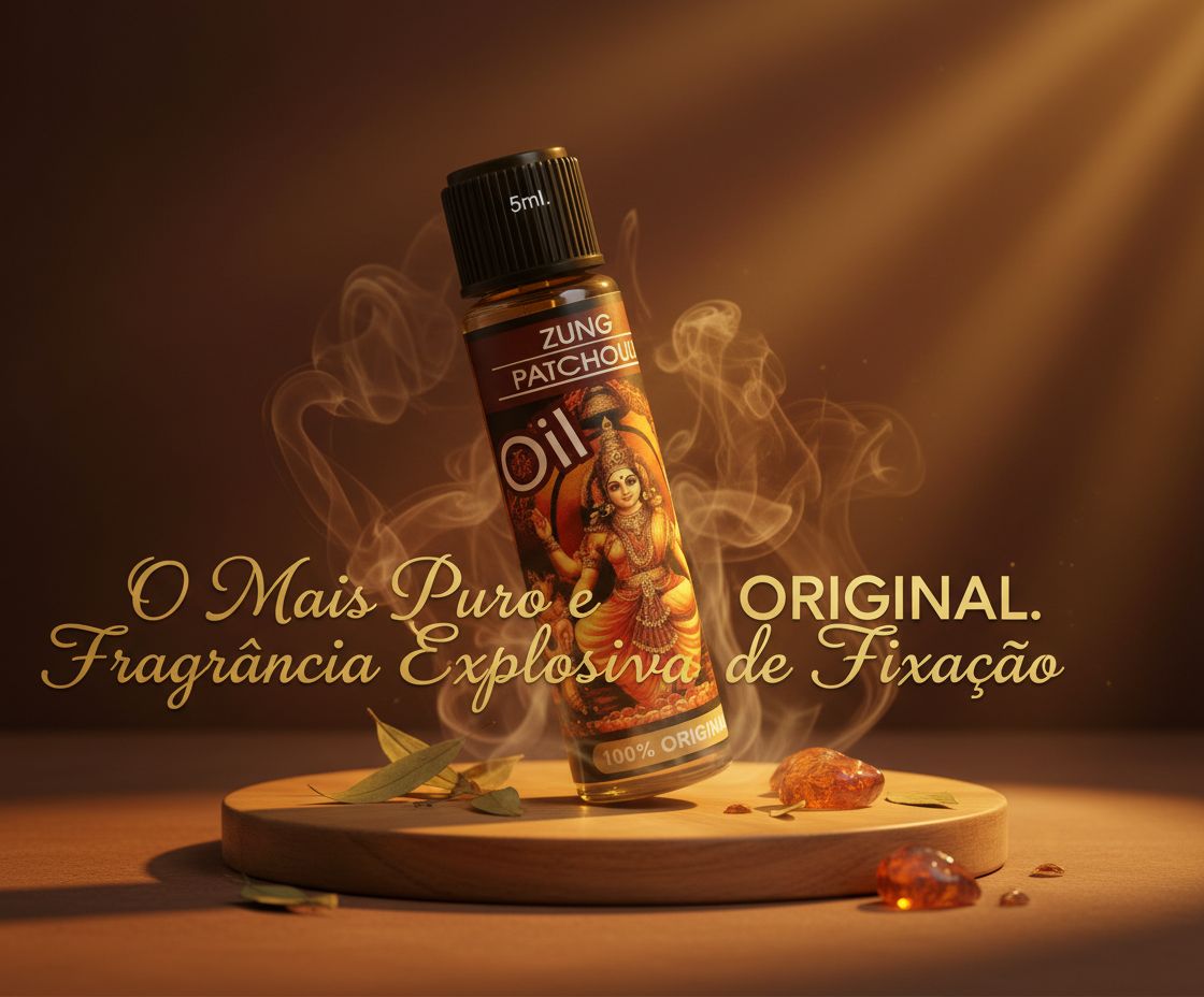 Óleo Essencial z.PATCHOULI 5ml. O Mais Puro e ORIGINAL