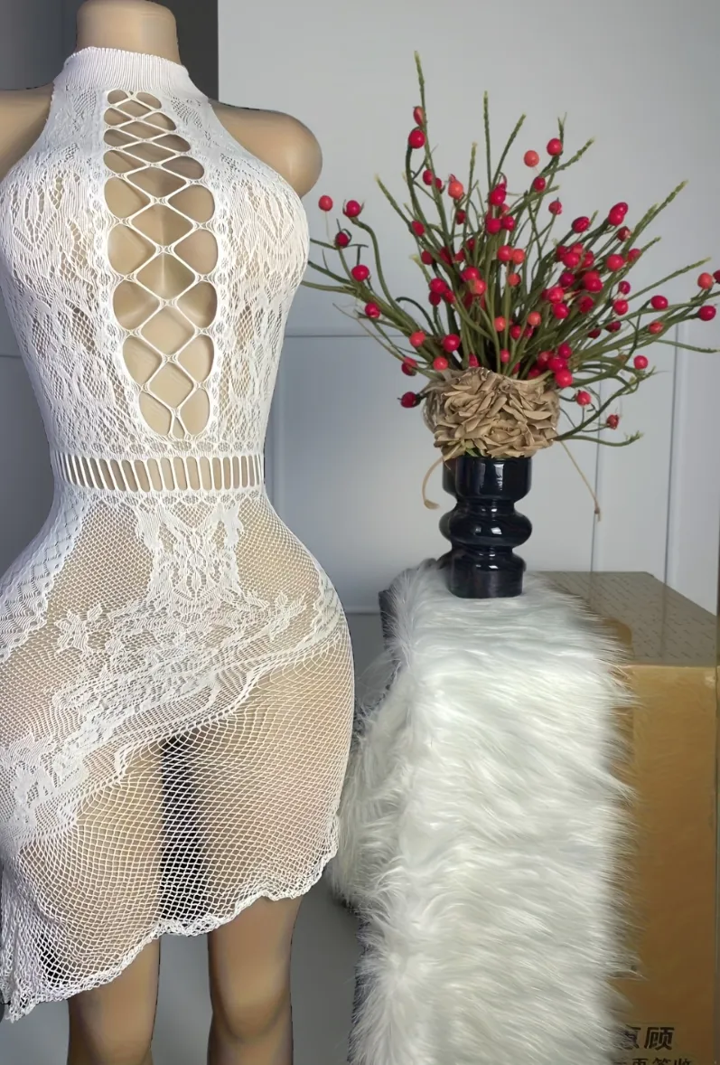 Vestido Vazado Mid Sexy