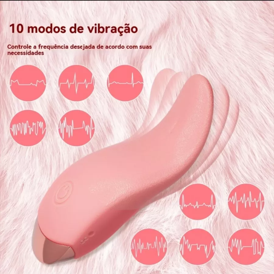 Vibrador Lingua Humana