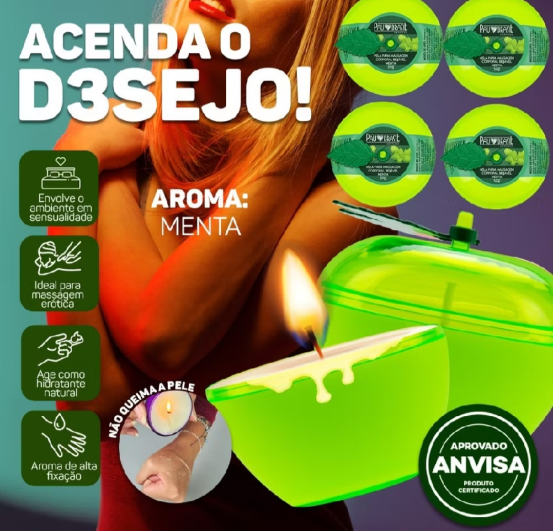 Vela Beijavel Para Massagem Sensual