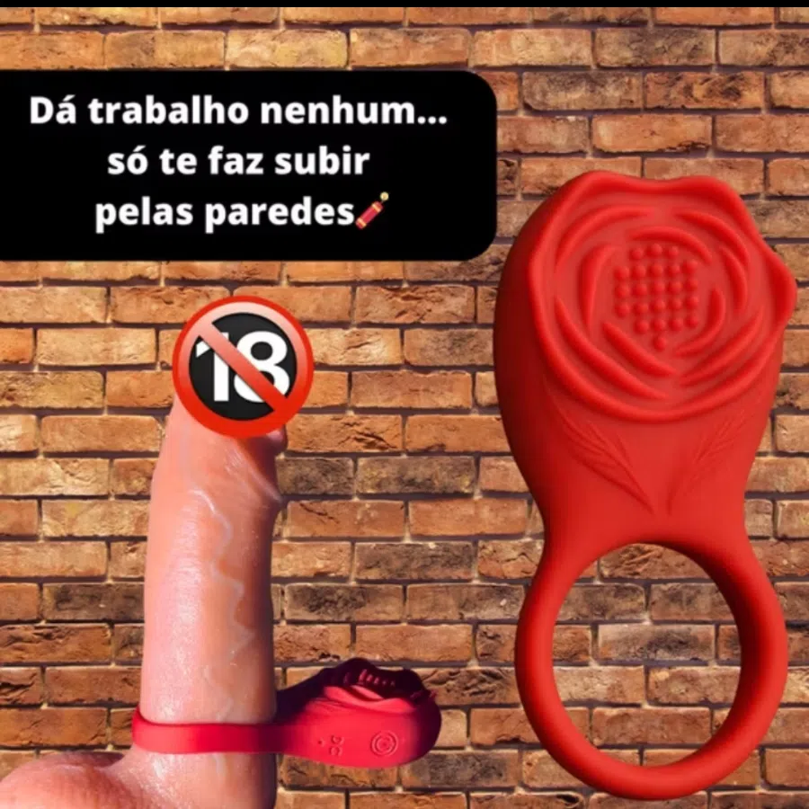 Anel Peniano Vibratorio Testiculos e clitoris