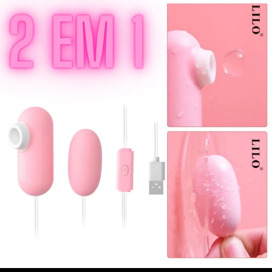 Vibrador Bullet Estimulador Clitoriano 2 em 1