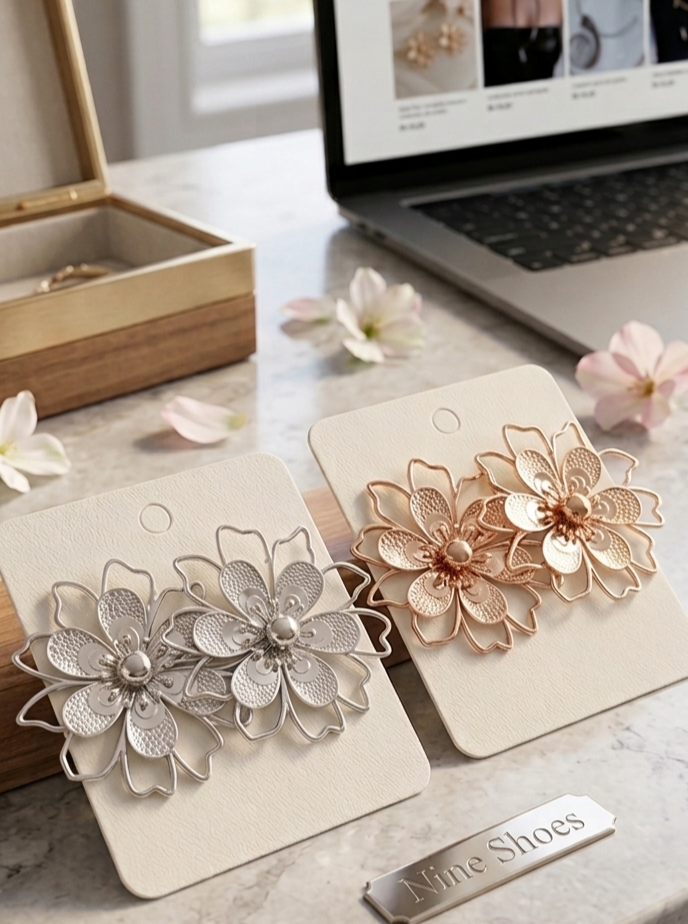 Brinco modelo flor
