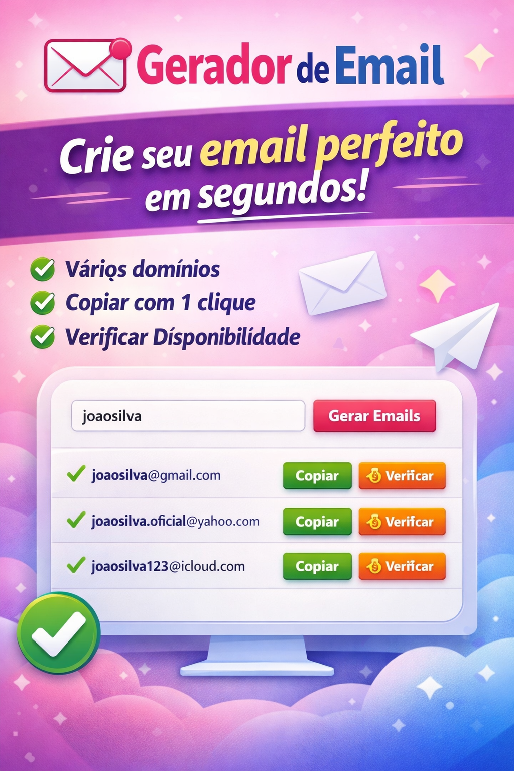 Gerador de E-mail