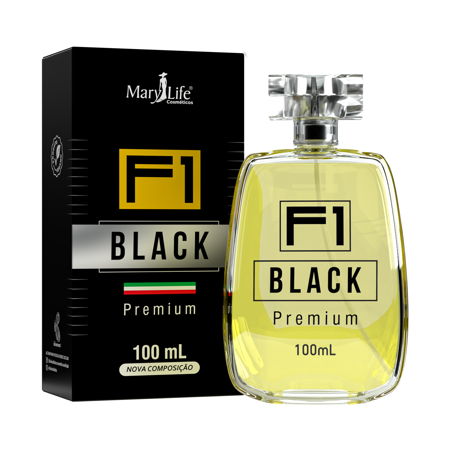 Desorante Colônia F1 Black Man 100ml 100ml Colônia