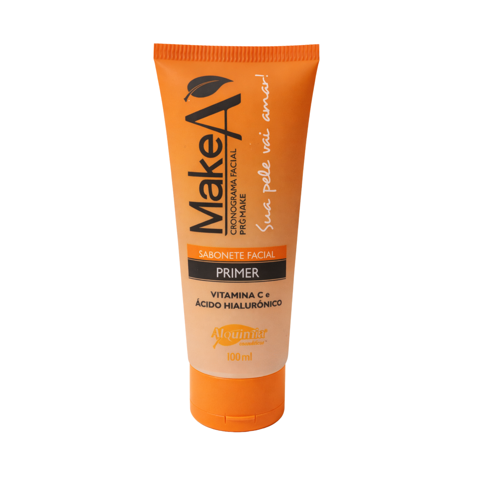 Sabonete Facial Primer Vitamina C e Ácido Hialurônico Make A