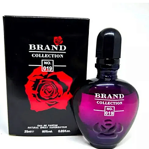 Perfume Brand Collection N°019 Black Rose Xs 25 Ml Feminino