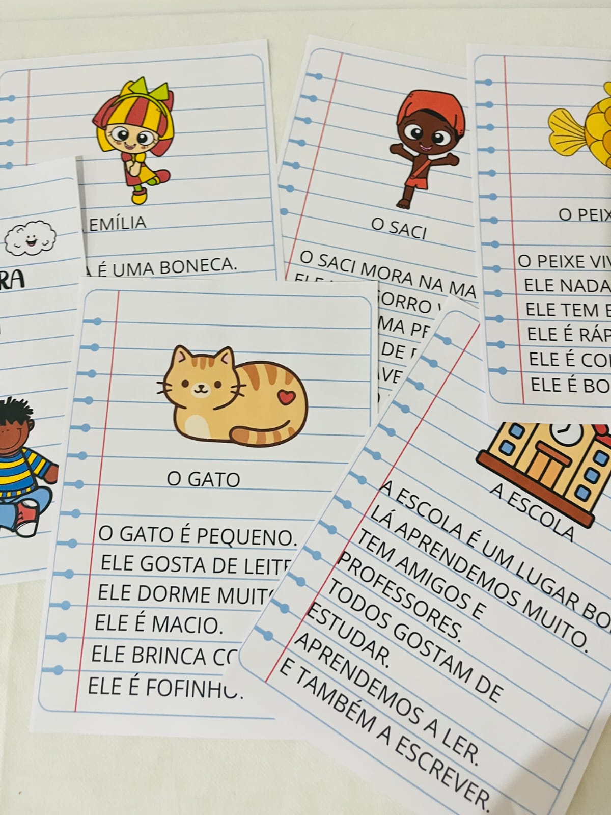 20 Textos para Alfabetização