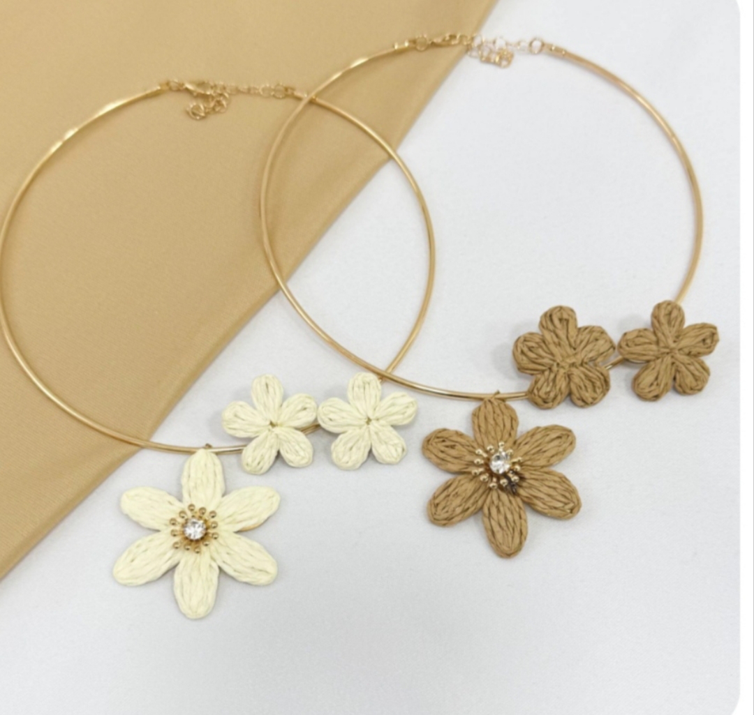 Conjunto aro artesanal