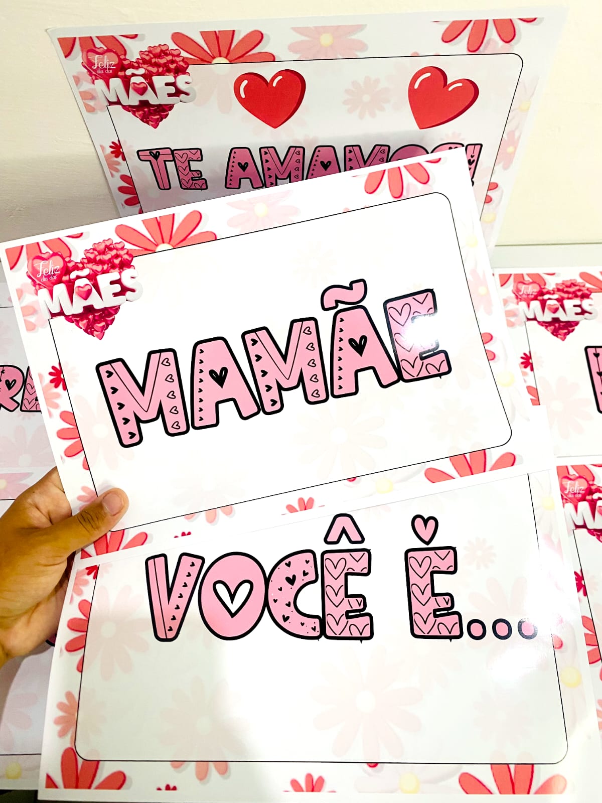 Plaquinhas dia das mães