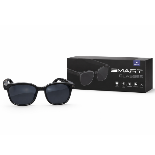 Óculos Inteligente com Câmera HD Bluetooth Áudio e Chamadas