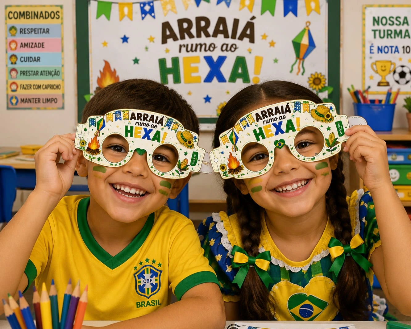 PAINEL ARRAIÁ RUMO AO HEXA! (cópia rbs0we)