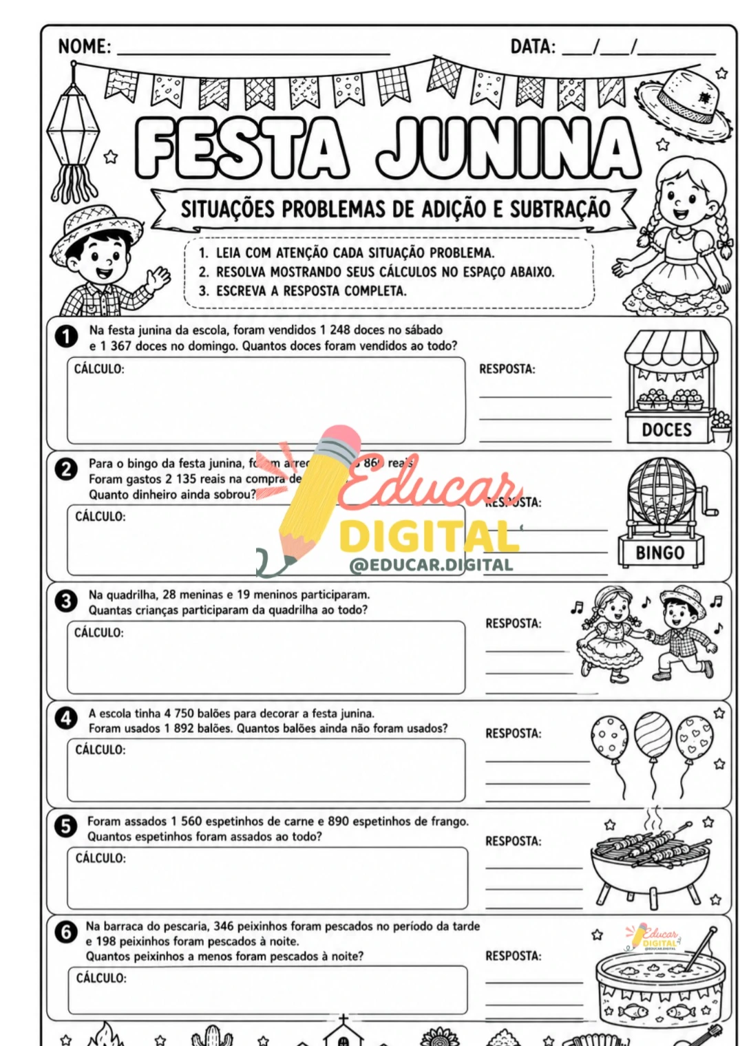 Pacote de Atividades Educativas