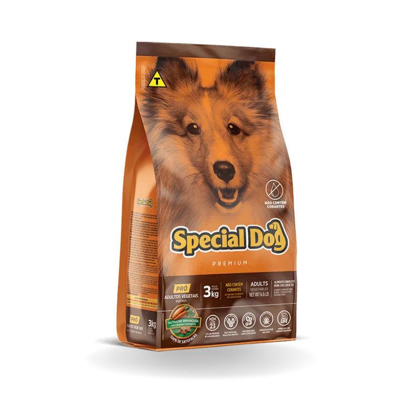 Special Dog Pró Vegetais 3Kg Carne