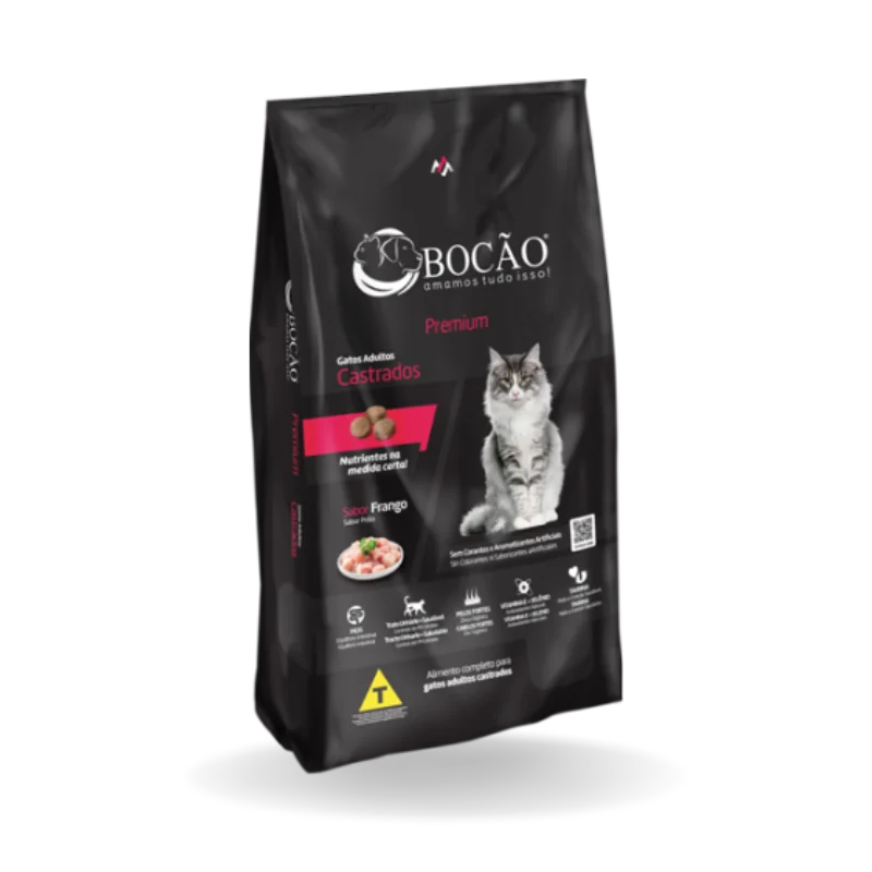 Bocão Premium Gatos Castrados 10,1Kg