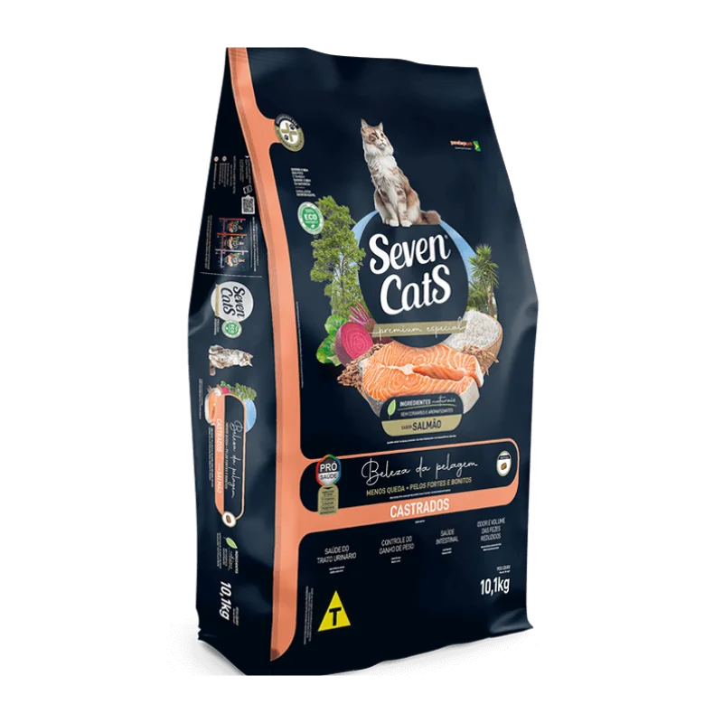 Seven Cats Castrado Salmão 10,1Kg