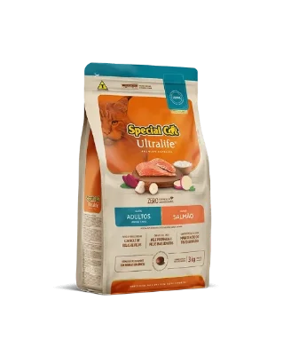 Special Cat Ultralife 3Kg Gato Adulto Salmão