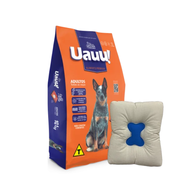 Uauuu! PREMIUM 20kg (GANHE UM COLCHONETE)