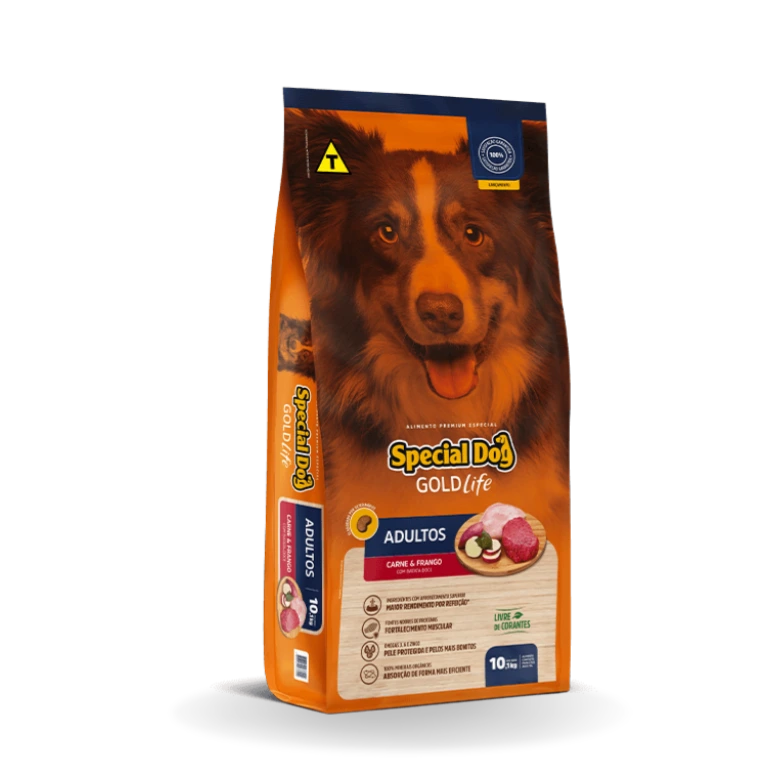 Special Dog Gold Life Ad 15Kg Carne e Frango
