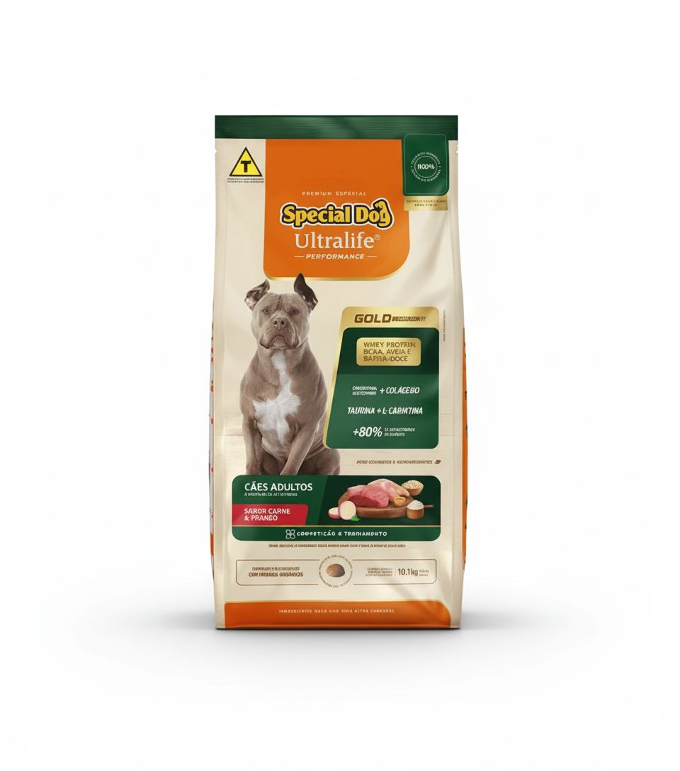 Special Dog Gold Performance 20Kg Adulto Carne e Frango