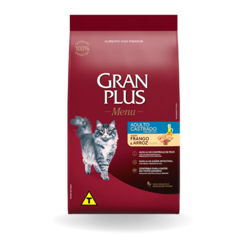 Gran Plus gato castrado frango 10,1Kg