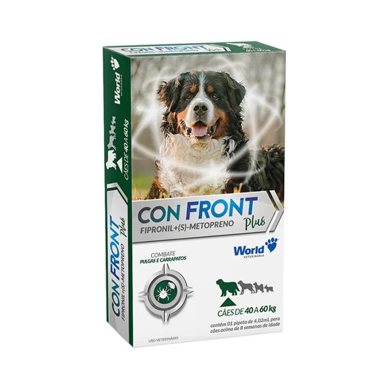 Confront Plus Pipeta para Cães de 40Kg a 60Kg 1 Pipeta