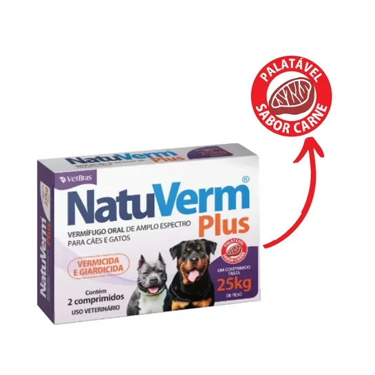 Vermífugo NatuVerm 25kg