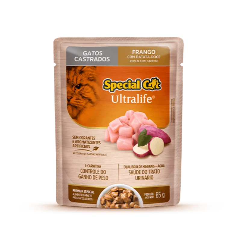 SACHÊ SPECIAL CAT ULTRALIFE CASTRADOS SABOR FRANGO