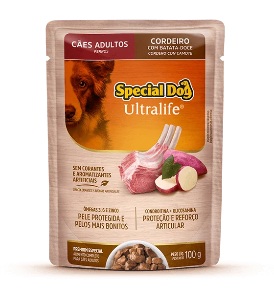 Sachê Special Dog Cão Sabor Cordeiro 100Gr