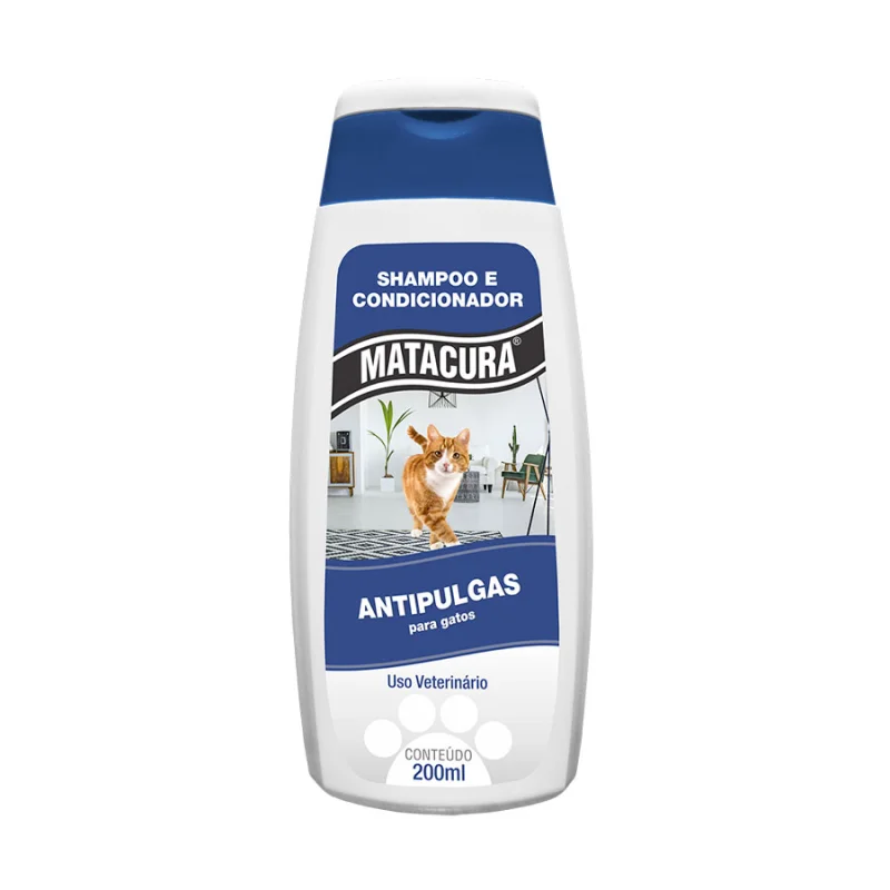 Shampoo Matacura AntiPulgas para Gatos 200Ml