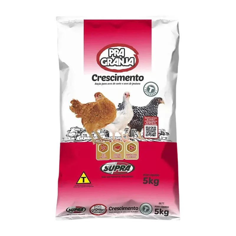 Ração de Crescimento Supra 5Kg