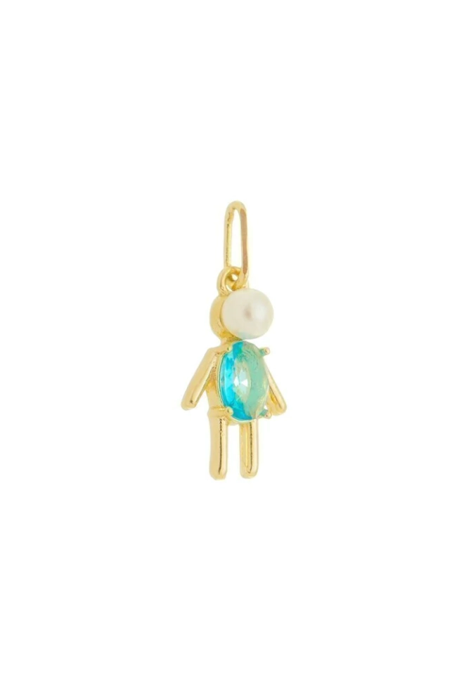 Pingente dourado menino