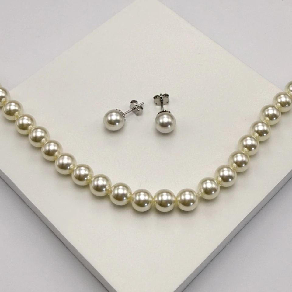 Conjunto pérolas 8MM