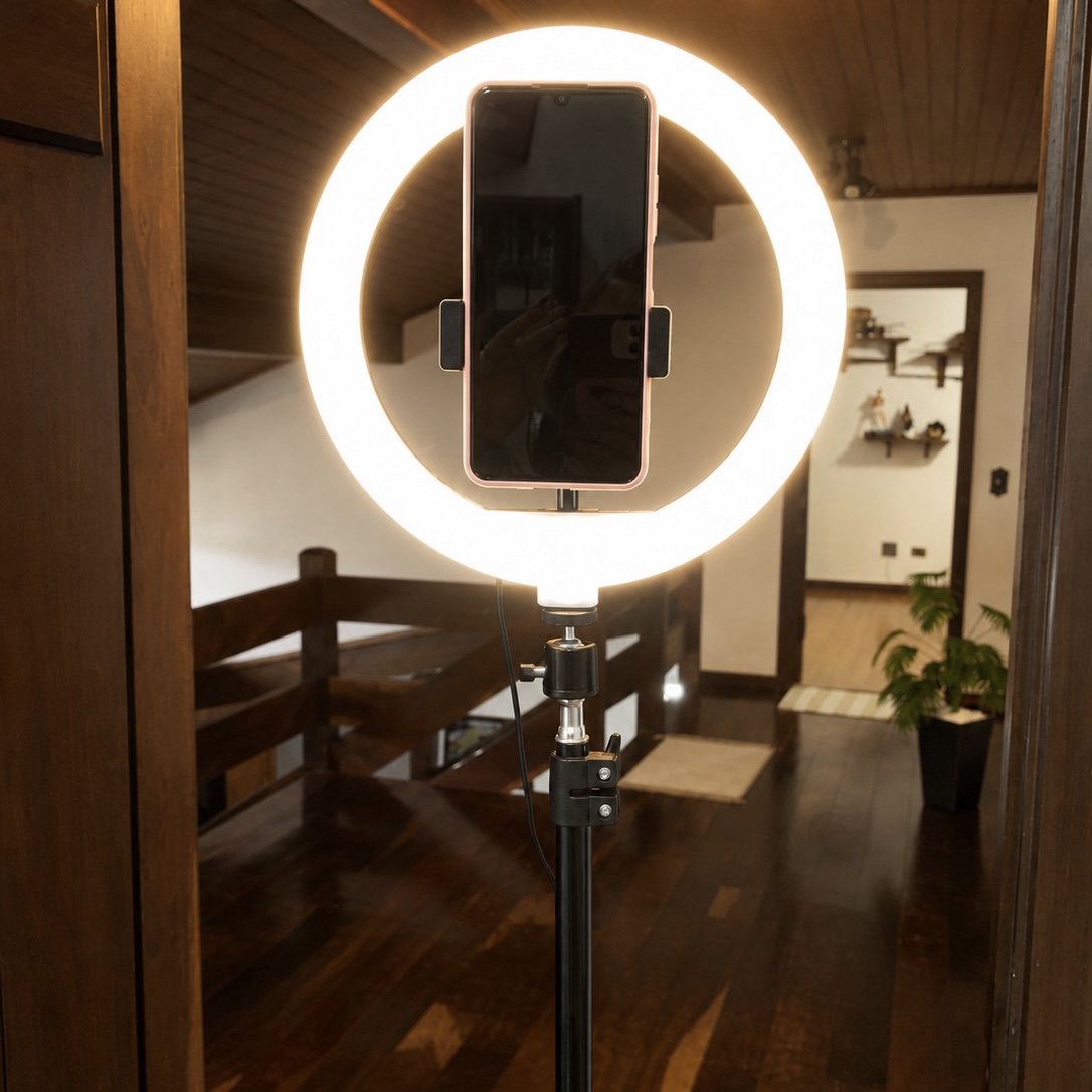 Ring Light 10 Pol + Tripé 2M Lehmox NY-02