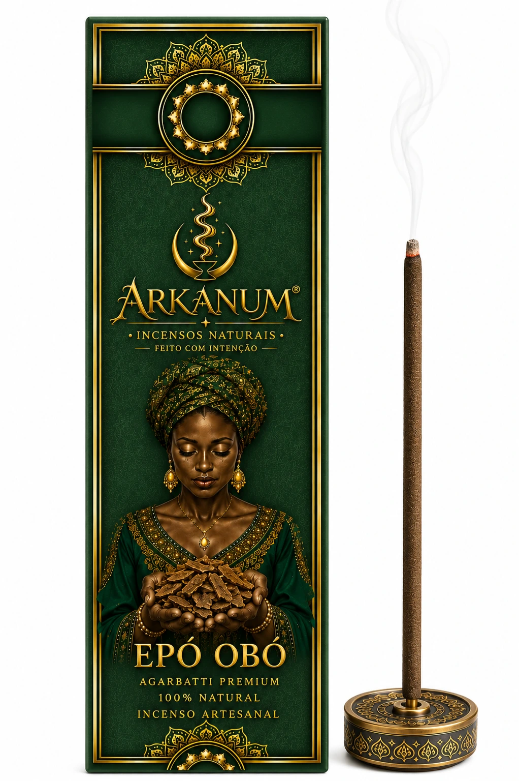 Incenso Premium Epó Obó (Opó Obó) - Linha ritual Raízes da África