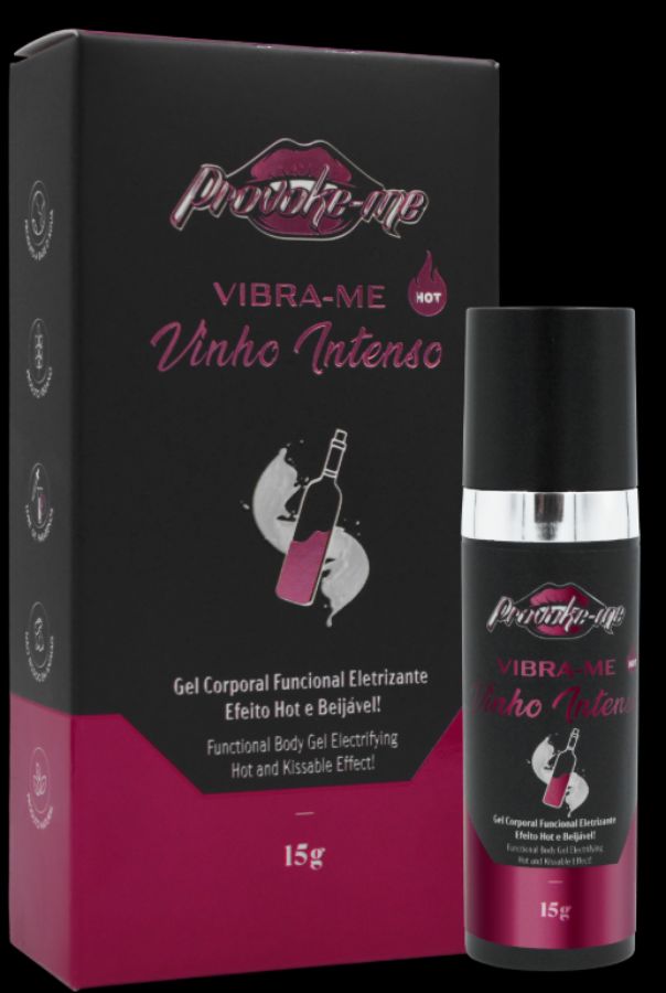 GEL ELETRIZANTE BEIJÁVEL VIBRADOR LIQUIDO VINHO INTENSO