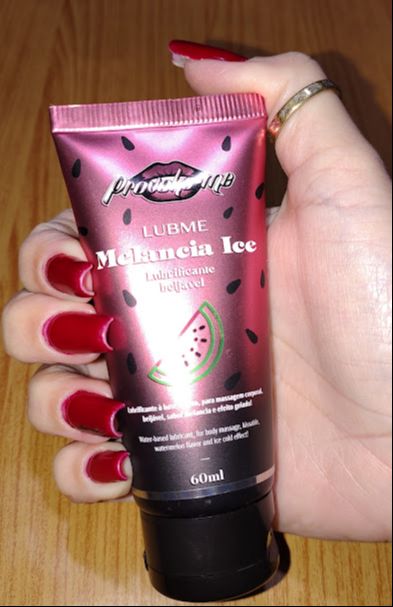 GEL LUBME LUBRIFICANTE MELANCIA ICE BEIJÁVEL 60ML PROVOKE-ME