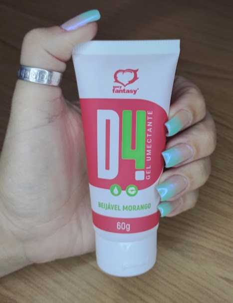 GEL LUBRIFICANTE D4 MORANGO