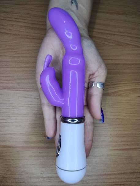VIBRADOR RABBIT SILICONE USB 8 VIBRAÇÕES